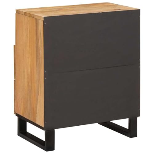 Table de chevet en bois massif de mangue pour optimiser votre rangement - 7