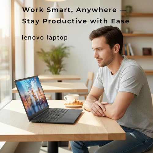 Image of Lenovo V15 Business Laptop Computer, 15.6 inch FHD Display, Intel Processor, 40GB RAM, 4TB SSD, Long Battery Life, Privacy Shutter, Dolby Audio, Quiet Keyboard, Windows 11 Pro