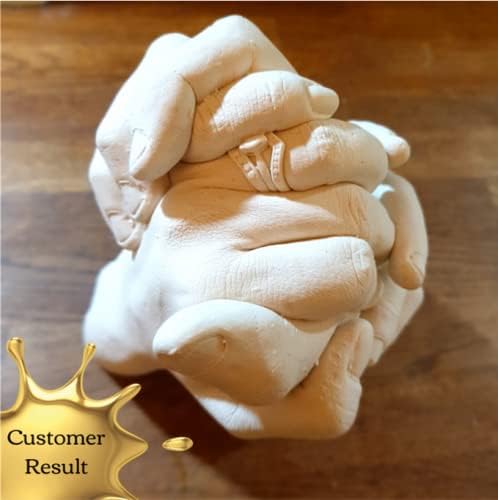 Edinburgh Family Hand Casting Kit for 4 - Premium DIY Hand Hold Statue Kit for Mothers Day, Valentines, Family or Pregnancy Gift, Baby Shower, or Fun Kids Craft 5 41fTHdk8QGL. AC