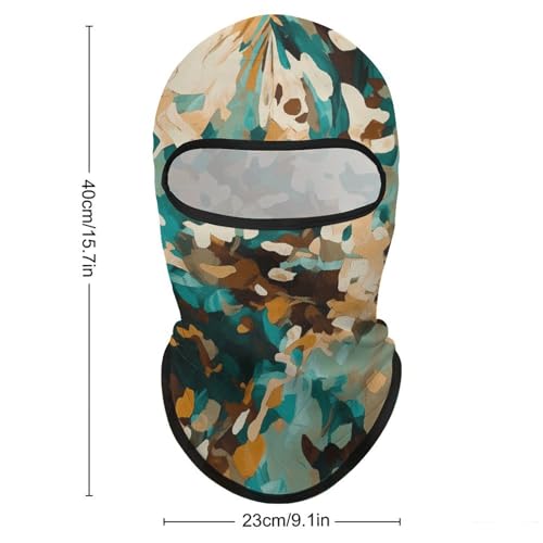 Balaclava para Hombres y Mujeres con Estampado Camuflado, Máscara Facial Completa para Ciclismo y Esquí miniatura 2