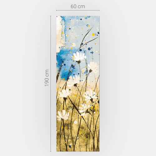 Tapis magnétique 60x190 cm Aquarelle Prairie délicate