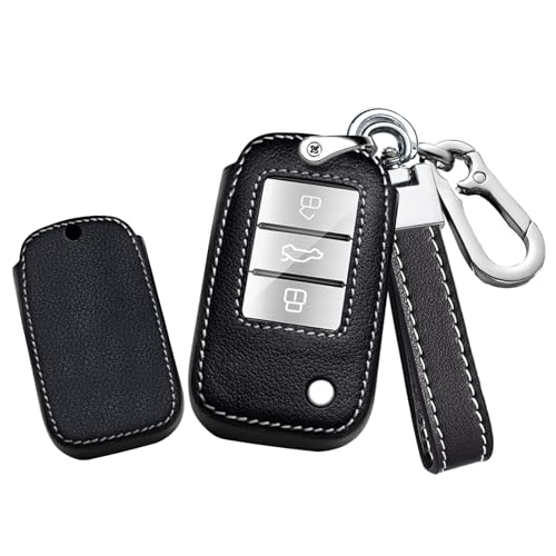 Étui cuir clé de voiture Roewe RX5 MG3 MG5 coque protection flip 3 boutons