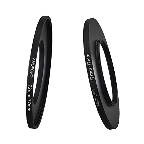 Image of 72mm to 77mm Step-Up Ring Filter adapter /72mm to 77mm Camera Filter Ring for 77mm UV,ND,CPL,Metal Step Up Ring