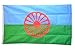 Flaggenfritze Fahne/Flagge Sinti und Roma + gratis Sticker