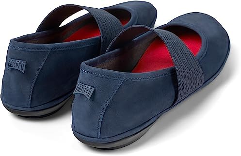 Camper Womens Casual Ballet Flat, Navy,7 | Image 3