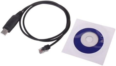 iiMash USB Programming Cable for Kenwood Radio TK-7150 TK-7160 TK-7180 TKR-830 TKR-850 RPC-KM6-U (Black)