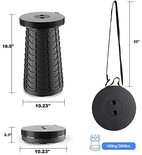 Jebblas Portable Stool Adjustable Camping Folding Stool Telescoping Stool Collapsible Stool For Fishing Hiking Bbq Camping Gargening Picnics Foldable Stool For Adult #TOP1