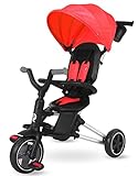 triciclo qplay rito air  QPlay Triciclo Nova+ Junior, 93 x 98 cm, aluminio, color rojo y negro