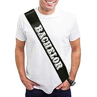 Algopix Similar Product 3 - Alpine Choice Black Bachelor Party Sash