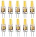 Produktbild Best to Buy® G4 LED Lampe Birne - 10er-Pack G4 LED Leuchtmittel 3W 270 Lumen [Ersetzt 20W Halogen, AC/DC 12V, Warmweiß, 360° Abstrahlwinkel] G4 LED Leuchtmittel