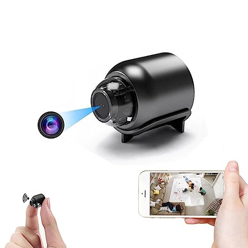 BARASH Mini cámara WiFi 1080P HD Visión Nocturna incluida Detección de Movimiento Monitoreo Remoto 160 ° Gran Angular Micro Baby Monitor for Seguridad en Interiores y Exteriores (Color : Camera Only)