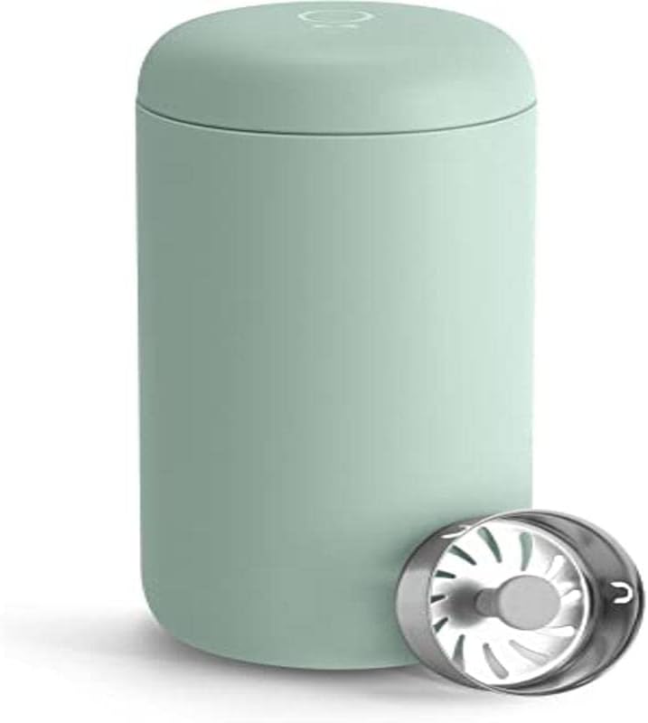 Fellow 16 oz Carter Move Travel Mug - Vacuum-Insulated Stainless Steel Travel Coffee Mug - Coffee Tumbler with Ceramic Interior and Splash Guard - Mint Chip - Image 4