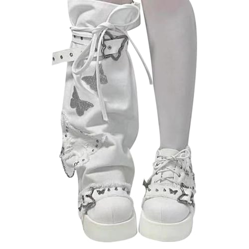 Jambières gothiques Y2K ajustables de style japonais résolvant les pannes d'inspiration