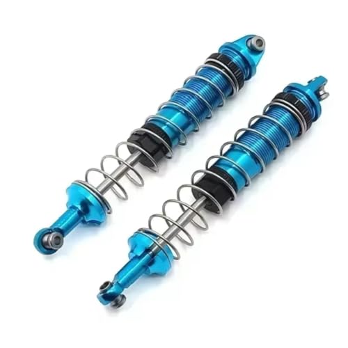 Amortisseur RC Wltoys en métal bleu, pièce de mise à niveau arrière durable 1/12