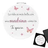Regalos De Reyes Para Mujer,Regalo Madrina Espejos Compactos,Regalo Madrina Bautizo,Regalos Para Una Madrina,Un Regalo Para Mi Madrina,Regalos Padrinos,Regalo Padrinos Bautizo,Quieres Ser Mi Madrina