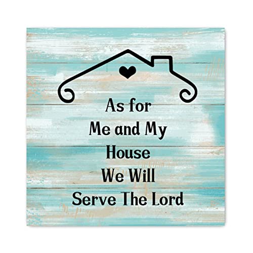 Plaque en bois avec citation religieuse pour salon chaleureux