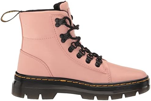 Dr. Martens Women's Combs W 6 Tie Boot Fashion, Peach Beige Cyclone Nylon & Milled Coated Leather, 11 | Image 5