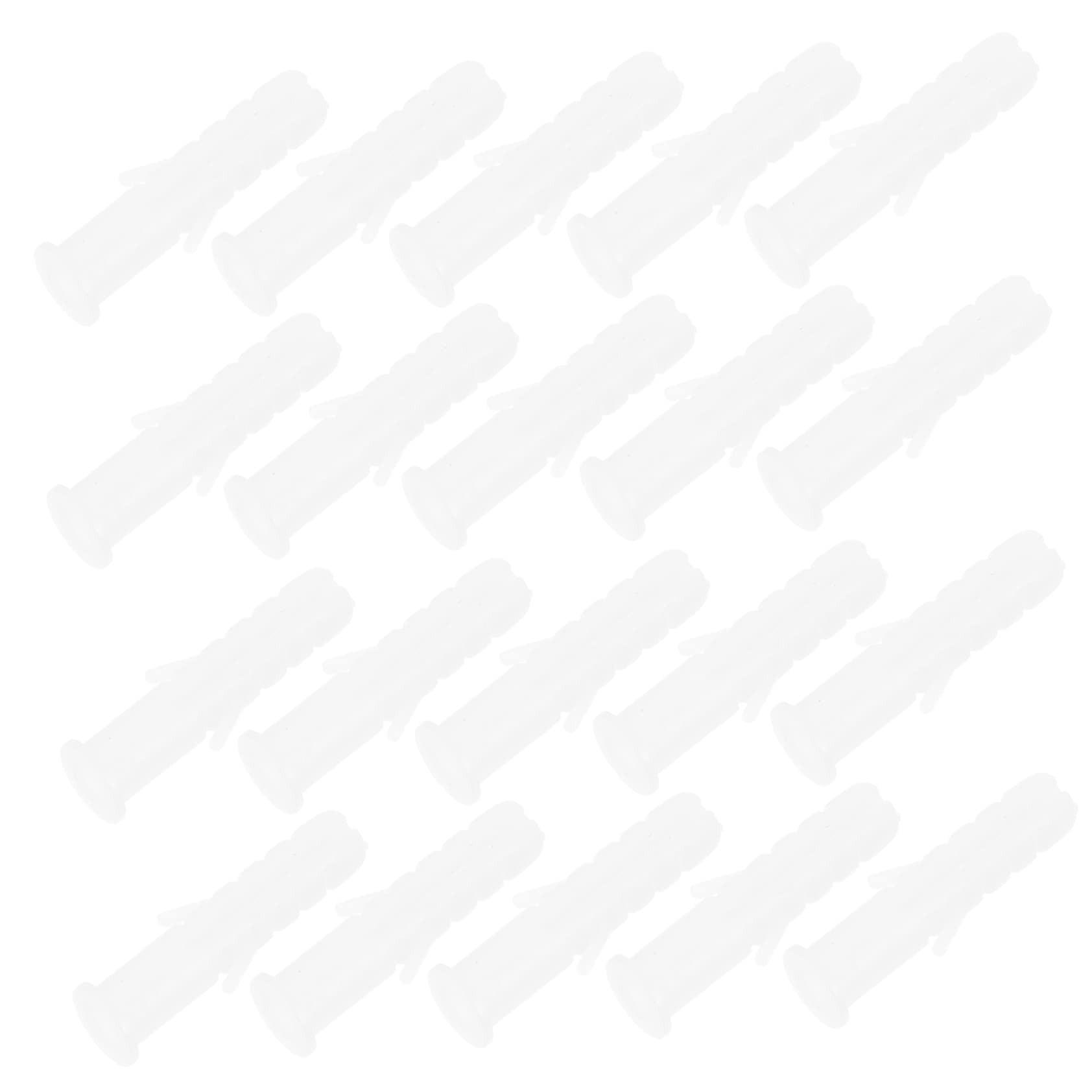 Garneck Plastic Expansion Plug Set Drywall Screw Holes Expansion Tube Plugs Wall Anchoring Elastic