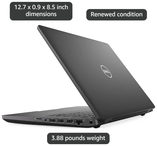 Image of Dell Latitude 5401 Laptop, Intel Core i7-9850H (2.6 GHz, 6 Core), 16 GB RAM, 256 GB SSD, Windows 11 Professional, (Renewed)