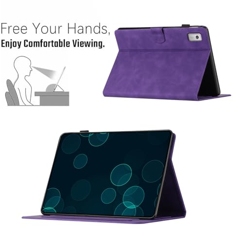 Vokpok Case for Lenovo Tab P11 Gen 2 11.5"/Xiaoxin Pad Plus 2023, Premium PU Leather Wallet Case with Pen Holder,Flip Stand Cover with Card Slot for Lenovo Tab P11 Gen 2(TB350FU/TB350XU) Case–Purple by Vokpok - Image 6