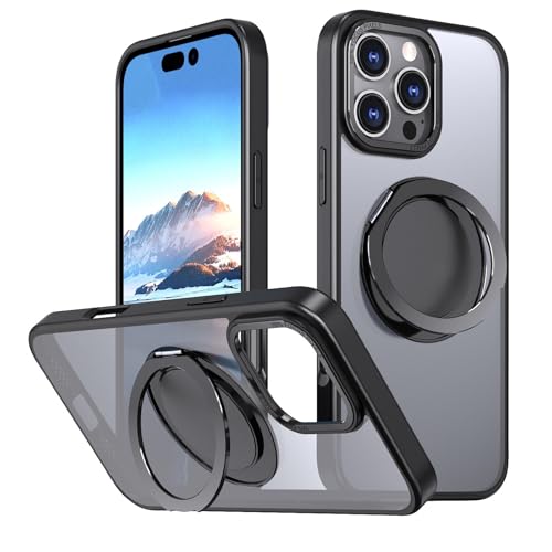 Coque iPhone 16 Pro Max MagSafe avec anneau rotatif 360 anti-choc
