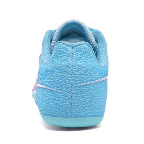 Track and Field Shoes Men Women Kids Spikes Shoess Boys Racing Shoes Girls Jumping Sneakers Pink