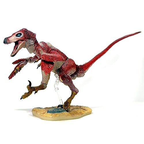 Beasts of The Mesozoic: Velociraptor Osmolskae Version 2 Red - 1/6 Scale Dinosaur Action Figure -12