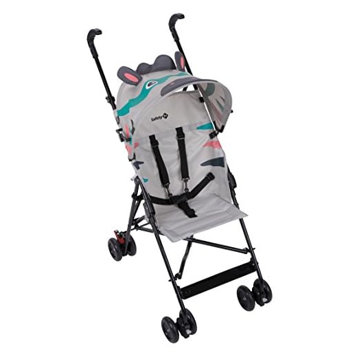 Safety First Crazy Peps Zebra Silla de Paseo, Gris