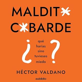 Diseño de la portada del título Maldito Cobarde