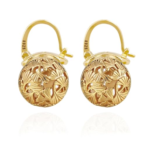 OwMell Elegant 925 Sterling Silver Pearl Drop Dang...