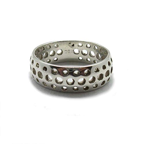 Bague en argent massif 925 Empress anneau anti-allergie éclat durable pour femme R001834