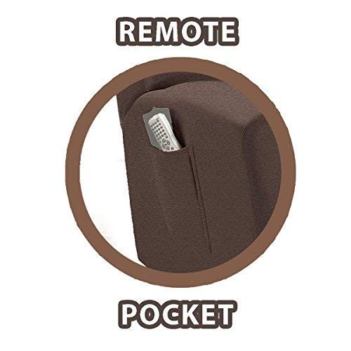 Linentopia Recliner Slip Cover, Solid Color, Form-Fit Stretch, Protector Cover For Chair Recliner, Polyester Spandex Fabric, Nonslip, (Estrela, Recliner, Gold) #TOP4