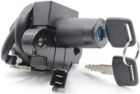 FXCNC Racing Motorcycle 3 Wire Ignition Switch Lock With Keys Compatible with CB250 1985-1989