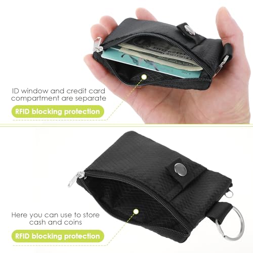 Brustbeutel mit RFID Schutz Weicher Klein Brusttasche Reisegeldbeutel Diebstahlsicher Herren Mini Umhängetasche Wasserdicht Handy Umhängetasche für Herren Damen Kreditkarten Münzen Reise Dokumente