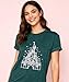 Magic Kingdom Shirts for Women Funny Castle Graphic Print Magical World T Shirts Summer Casual Short Sleeve Regular Fit Girl Trip Tee Top(Green S)