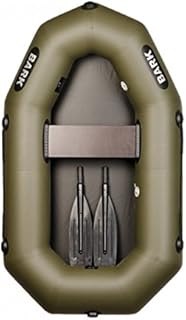 BARK Inflatable Boat B-190 6.2 ft 1.9m Fishing Rowing Paddle Sport Boat Dinghy, 1 Person, Professional version