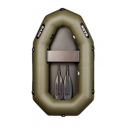 BARK B-190 Barca Hinchable Remos Bote para 1 Persona Bote Inflable Bote Neumático Barco de Pesca Embarcacion Profi