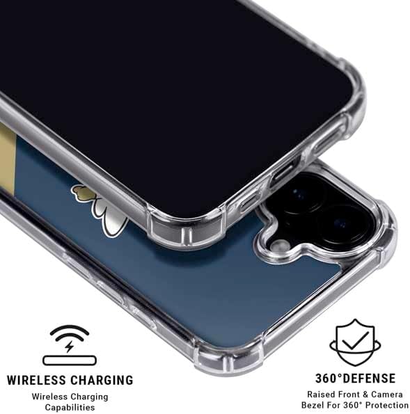 Skinit Clear Phone Case Compatible with iPhone 16 - Officially Licensed Georgia Institute of Technology Mascot Design