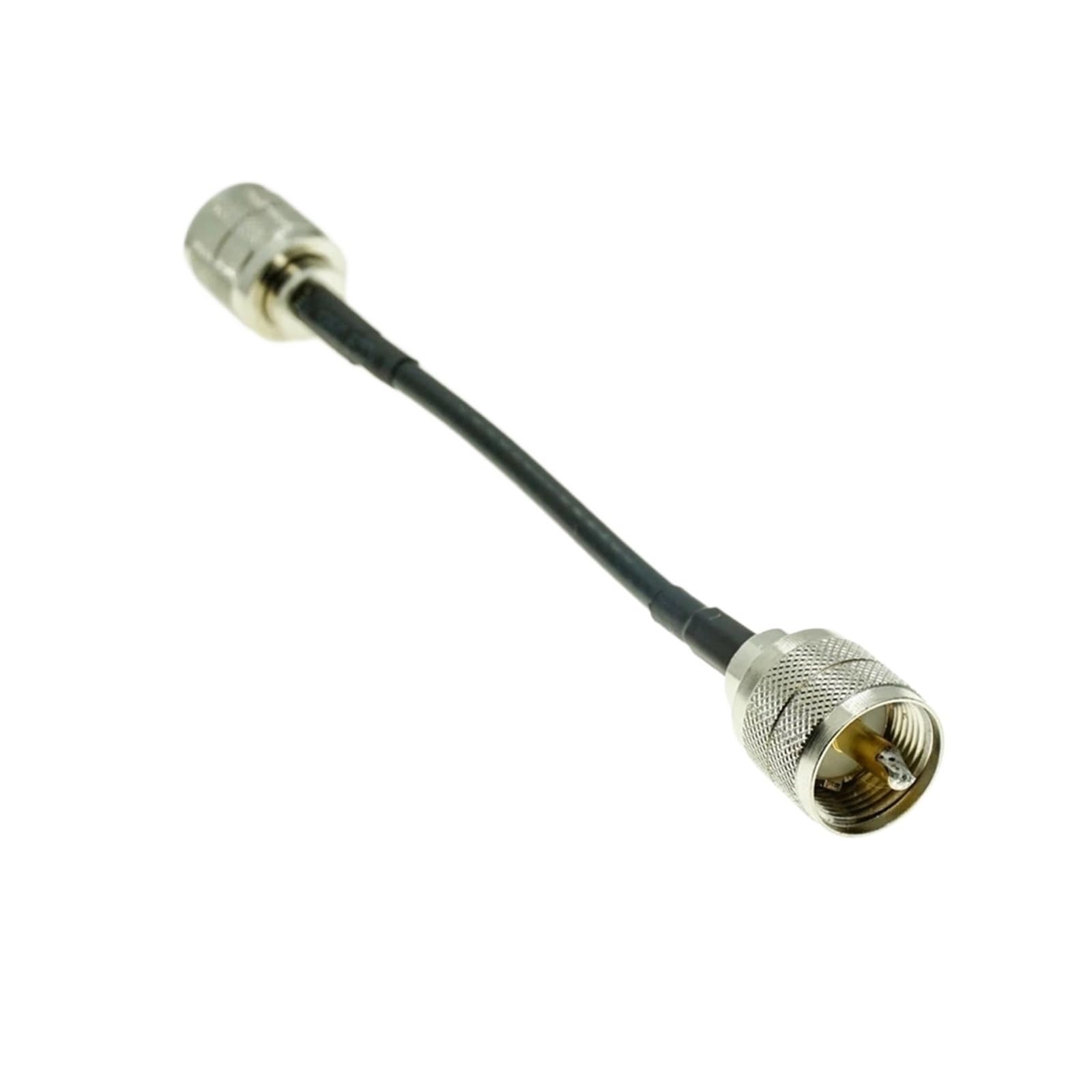Kabel koncentryczny PL259 1/5M RG58 UHF męski na męski o długości 50 cm