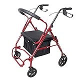 ✔ 【Multifunción】: el diseño multifuncional del carrito de la compra no solo tiene una cesta de la compra de gran capacidad, sino que también tiene un asiento cómodo. Cuando los ancianos están cansados ​​de ir de compras, pueden sentarse y descansar, que es el regalo perfecto para los padres.