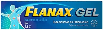 Flanax Gel Bayer Naproxeno Sodico Gel 5.5% for Muscle Inflamation
