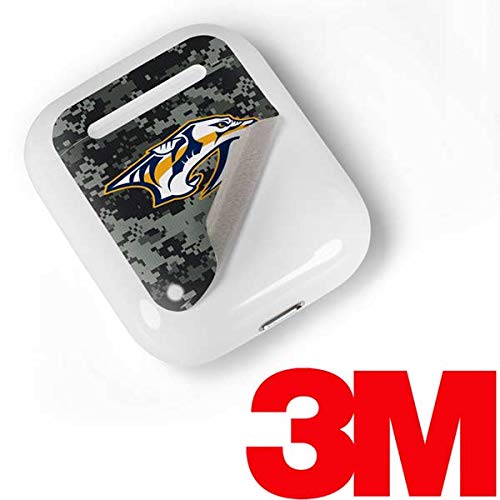 Skinit Decal Audio Skin Compatible with Apple AirPods - Officially Licensed NHL Nashville Predators Camo Design