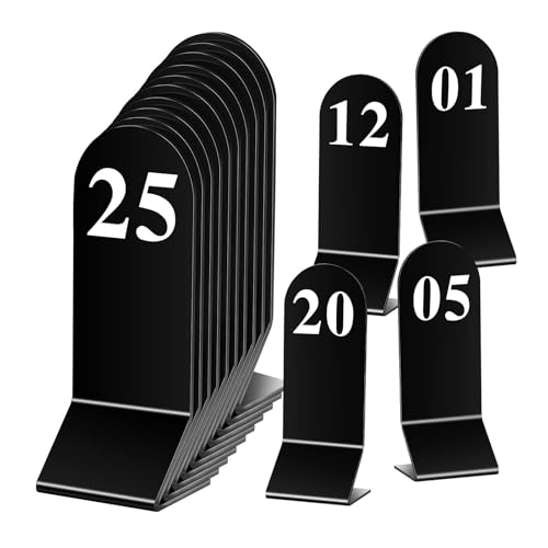 Tabela z numerami 1-30, dwustronne kartki na wesela, przyjęcia, bankiety, kawiarnie, restauracje, hotele - idealne na stoły stojące znaki