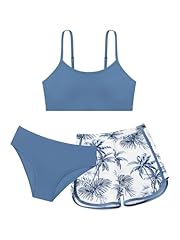 Deep Gray Blue+coconut Tree