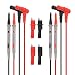 DIANN 2 Sets Multimeter Test Leads Kit Banana Plug with Push On Alligator Clips Precision Sharp Probes 1000V 20A Digital Electrical Test Probes