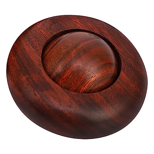 IWOWHERO Pallina Massaggiante in Legno Liscia Per Mani, Piccola Palla Rotolante Rilassante, Strumento Portatile Per Sollievo Da Tensione Muscolare e Stress Quotidiano