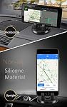 2Pcs Car Phone Holder,360° Rotation Phone Holder for Car,Adjustable Dashboard Car Phone Mount with Strong Sticky Gel Pad for iPhone 15/14/13/12 Pro/11