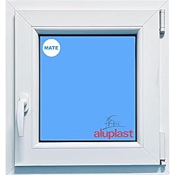 ECO-BLU PDL216 (V01M) Ventana Pvc Baño 500x600 Oscilobatiente Derecha Climalit Mate, Blanco, 50x60 cm (Paquete de 1)