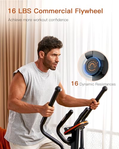image for Niceday Elliptical Machine, Elliptical Trainer for Home with Hyper-Qui