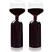 Bottle Shaped Wine Glasses By Split A Bottle: 2 Piece Drinking Glass Set, 375 ml, Unique Design, Gift Idea For Red And White Wine Drinkers